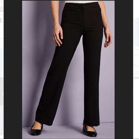 Jigsaw Pants - Vintage JIGSAW Black Linen Wide Leg Pants Size 6